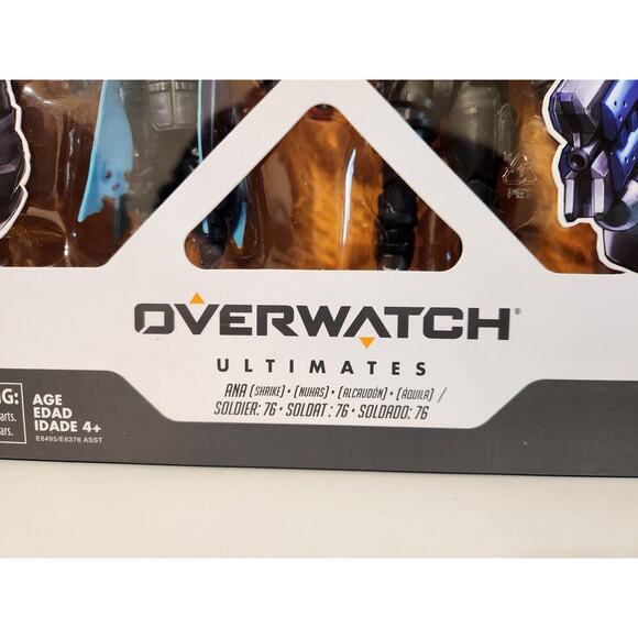 Hasbro Overwatch Ultimates Series Soldier: 76 & Shrike (Ana) Skin Dual Pack 6" - Picture 4 of 6